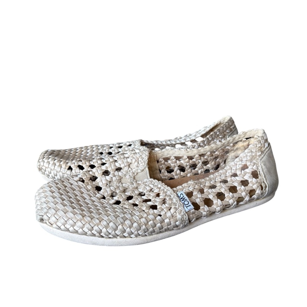 Toms Woven Beige Women’s Slippers